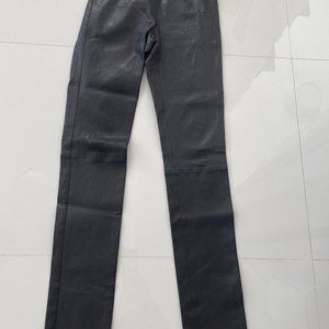 Joseph 100% Lambskin Stretchy Pull On Trousers